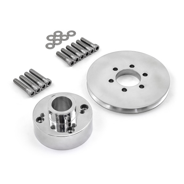 Speedmaster® PCE239.1026 Ford SB 289 302 Windsor Supercharger Crank Hub 1v Groove Accessory Drive Pulley