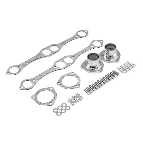 Speedmaster® PCE316.1011.05 Chevy SBC 350 1 5/8" Block Hugger Chrome Exhaust Headers
