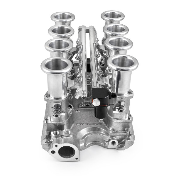 Speedmaster® 1-148-006 Ford 351W Windsor Downdraft 8 Stack EFI Intake Manifold System Complete Polished