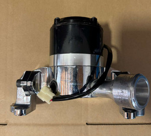 Ford 351C Cleveland 35+ Gpm Electric Water Pump Chrome & Plate