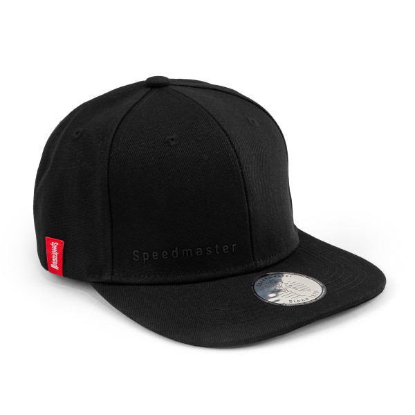Speedmaster® 1-600-005-01 Speedmaster 6-Panel Flat Brim Snapback Cap – Signature Drop