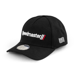 Speedmaster 5-Panel Curved Brim Snapback Cap – Team Edition