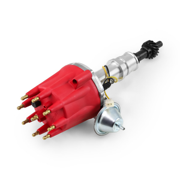 Speedmaster® PCE376.1226.04 Ford 289 302 Windsor 8020 Series Pro Billet Ready to Run Distributor w/ Vacuum