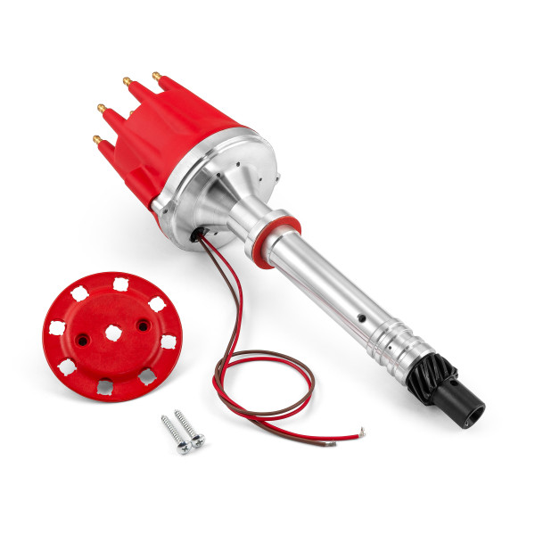 Speedmaster® PCE376.1218.03 Chevy SBC 350 BBC 454 Pro Billet Aluminum Ready To Run MSD Style Cap