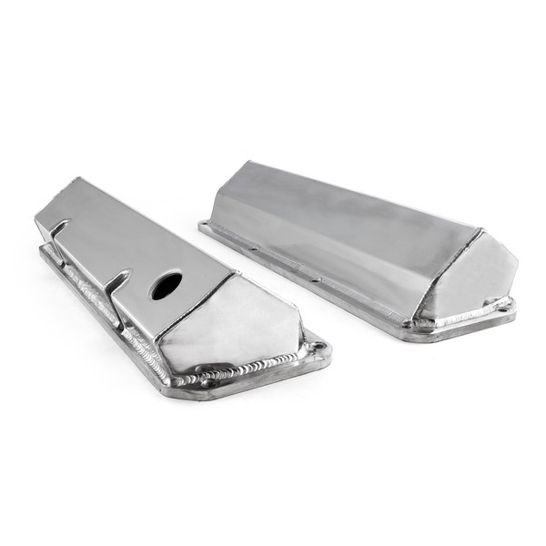Speedmaster : Outlet® OUT-29655184 Ford 351C Cleveland Polished Fabricated Valve Covers Tall w/ Hole
