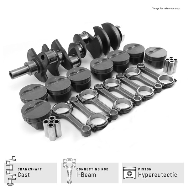 Speedmaster® PCE290.2002 Chevy SBC 350 3.75" 383ci 2Pc RMS Cast Rotating Assembly Only