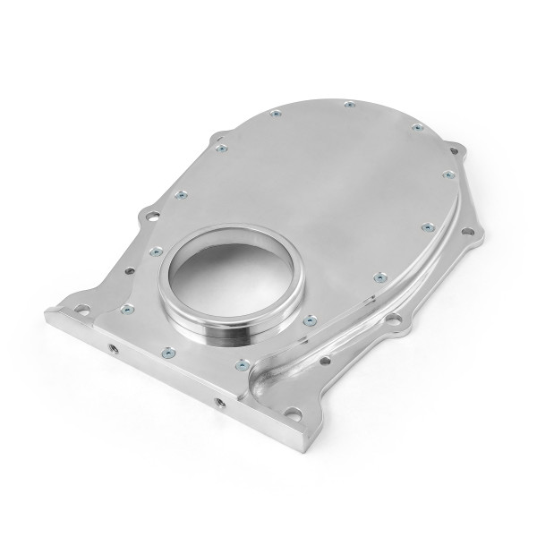 Speedmaster® PCE265.1037 Mopar Chrysler BB 383 440 Aluminum Removable Cam Plate Timing Chain Cover