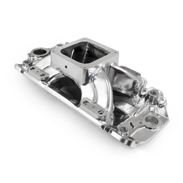 Speedmaster® PCE148.1012 Chevy BBC 454 Rect Port Dominator w/Inj Ports High Rise Intake Manifold Polished