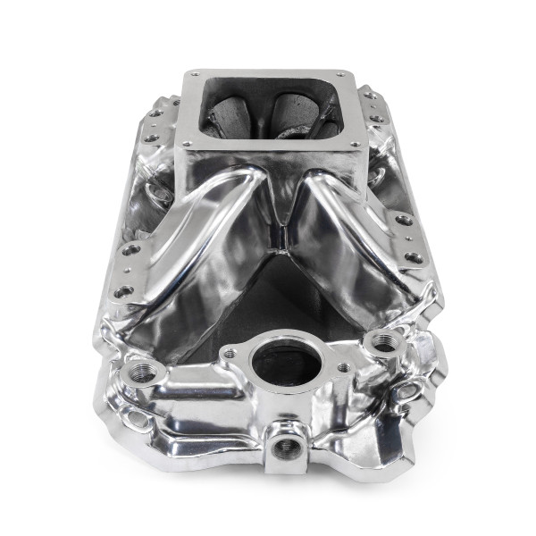 Speedmaster® PCE148.1012 Chevy BBC 454 Rect Port Dominator w/Inj Ports High Rise Intake Manifold Polished