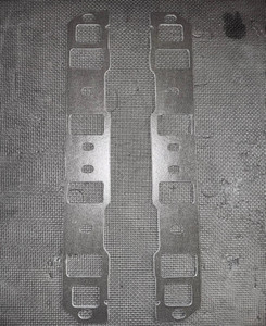 Ford SB 289 302 351 Windsor Intake Manifold Gasket Set (1262R) 2.25" x 1.40" x 0.090"
