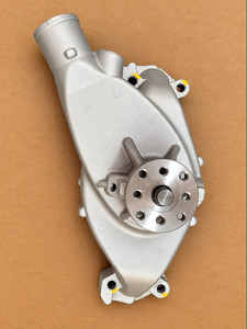 Chevy BBC 454 Straight Impeller High Volume Aluminum Short Water Pump Satin